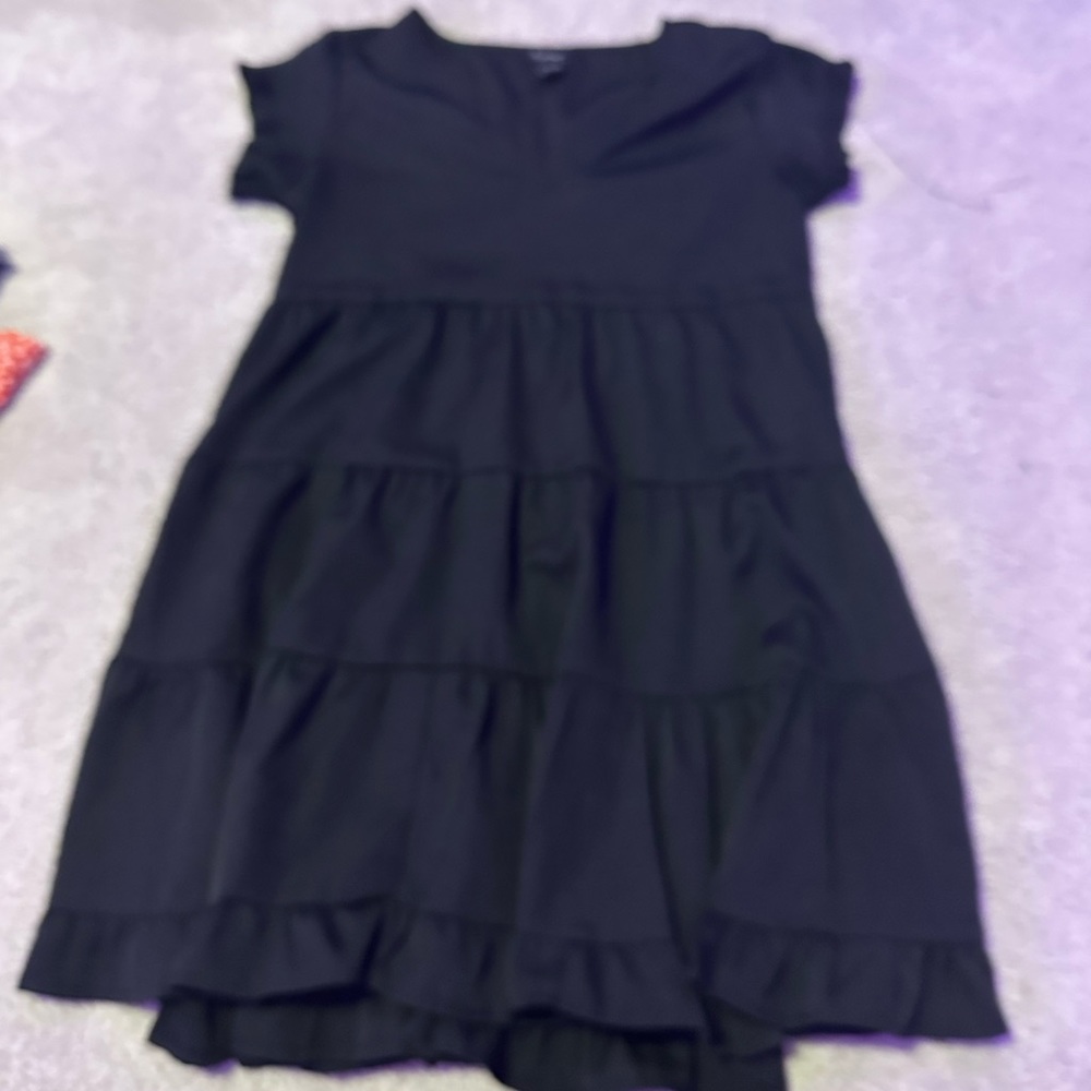 Black flowy dress